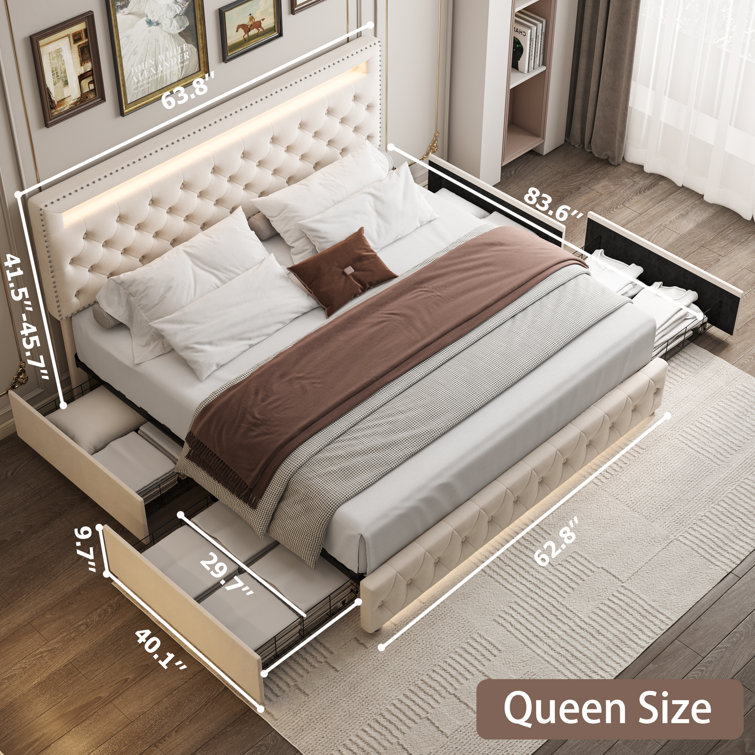 Queen Storage Bed Plans